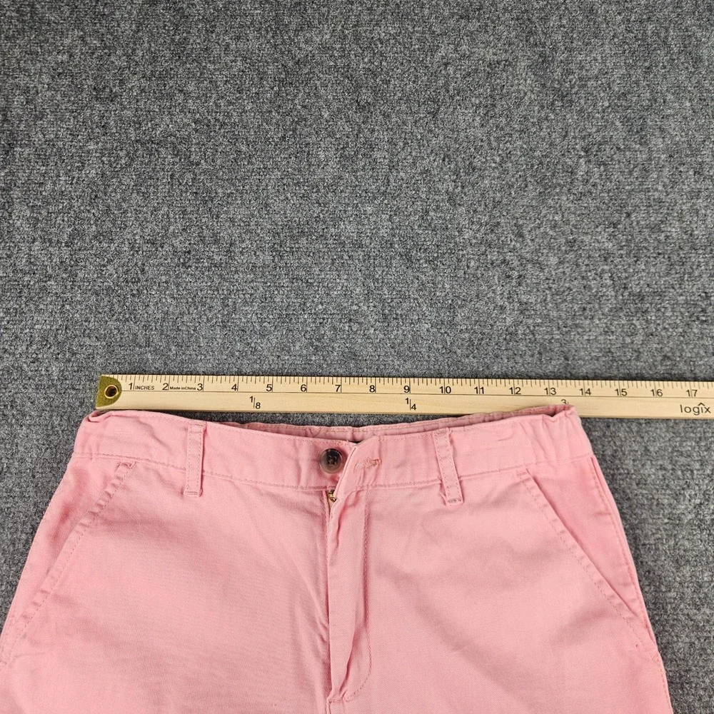 The Children's Place Boys Pink Chino Shorts Size 14 Cotton Twill Casual Summer